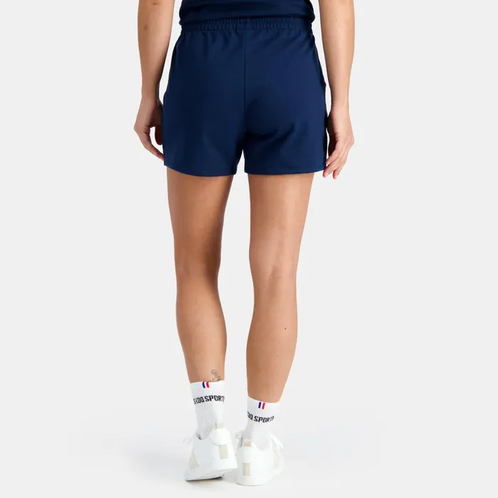 Women Le Coq Sportif Trousers Joggers And Shorts Essentiels Shorts Victory Blue