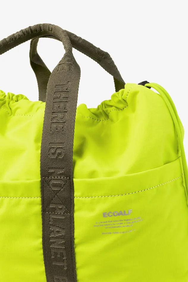 Women Lime Green Akira Tote Bag Ecoalf Handbags