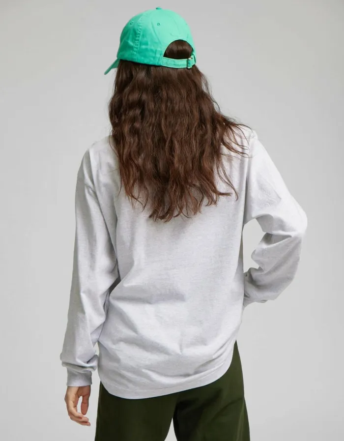 Women Long Sleeve Tops Colorful Standard Oversized Organic LS TShirt Neptune Blue