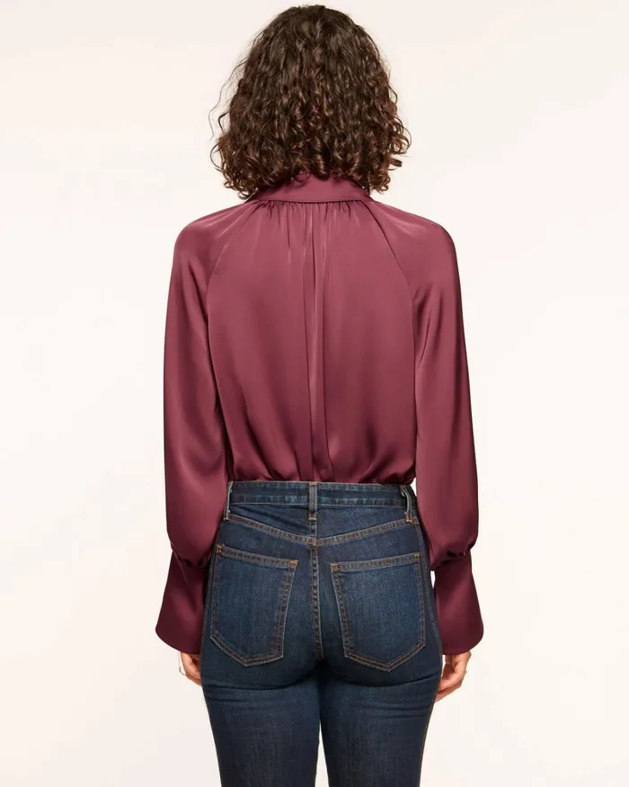 Women Lyla VNeck Blouse Navy Ramy Brook Tops Women Lyla VNeck Blouse Navy Ramy Brook Tops