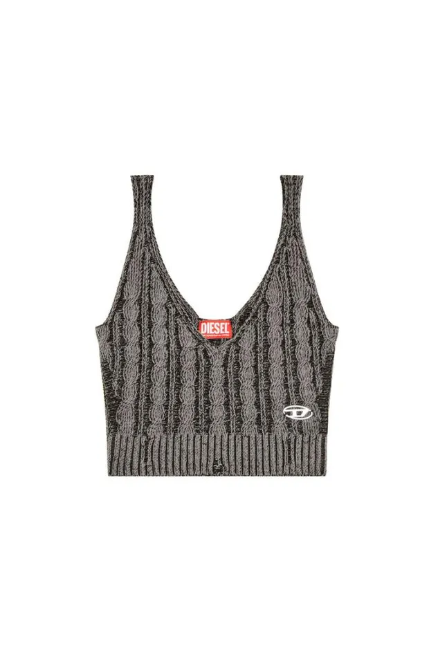 Women MMilos Grey Diesel Knitwear Women MMilos Grey Diesel Knitwear