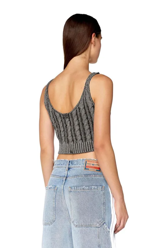 Women MMilos Grey Diesel Knitwear Women MMilos Grey Diesel Knitwear