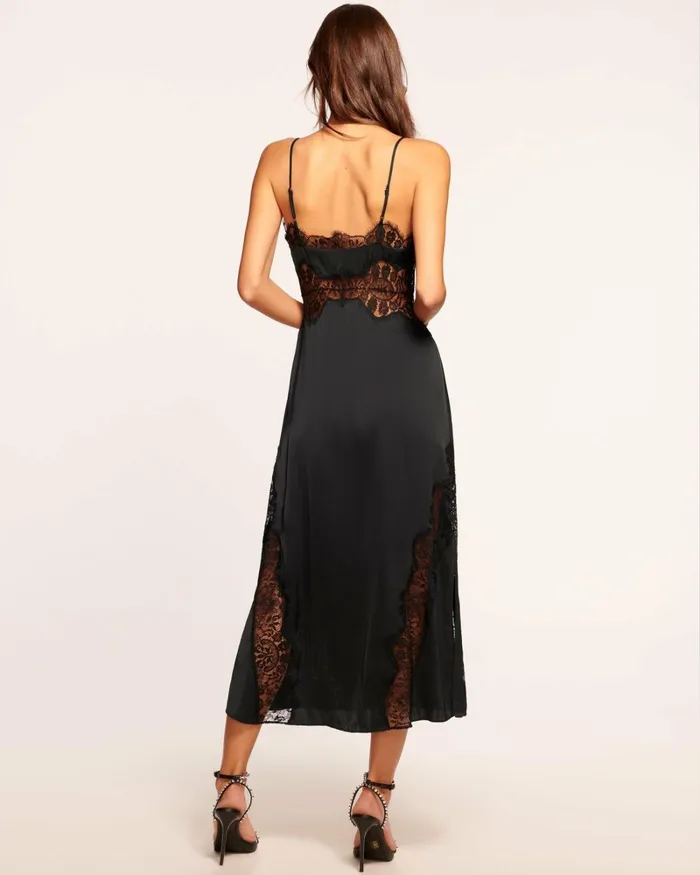 Women Maren Slip Midi Dress Black Ramy Brook Dresses Women Maren Slip Midi Dress Black Ramy Brook Dresses
