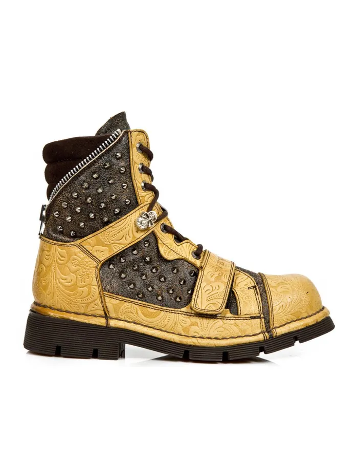 WomenMen Ankle Boot Comfort M1636C2 New Rock Booties