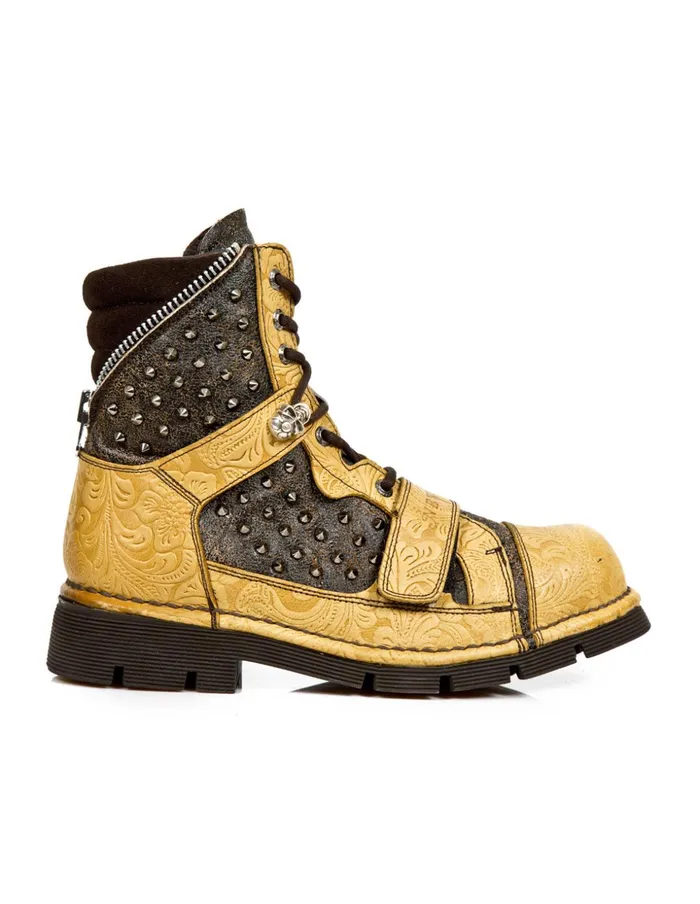 WomenMen Ankle Boot Comfort M1636C2 New Rock Booties
