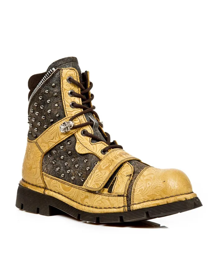 WomenMen Ankle Boot Comfort M1636C2 New Rock Booties