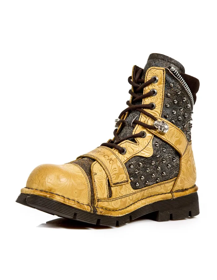 WomenMen Ankle Boot Comfort M1636C2 New Rock Booties