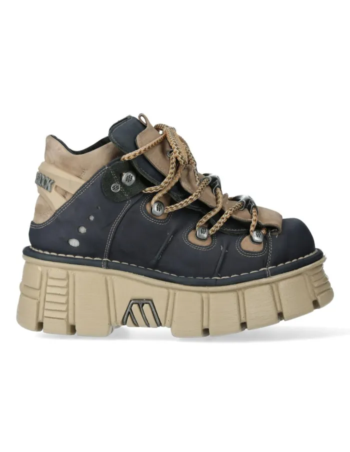 WomenMen Ankle Boot Metallic M106C24 New Rock Booties WomenMen Ankle Boot Metallic M106C24 New Rock Booties