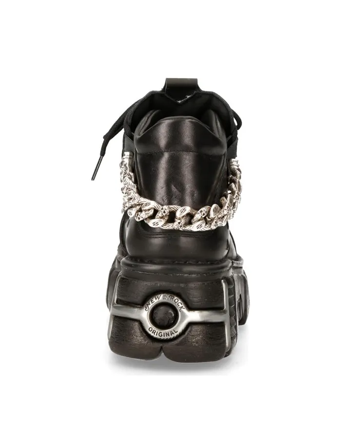 WomenMen Ankle Boot Metallic M1491S1 New Rock Booties WomenMen Ankle Boot Metallic M1491S1 New Rock Booties