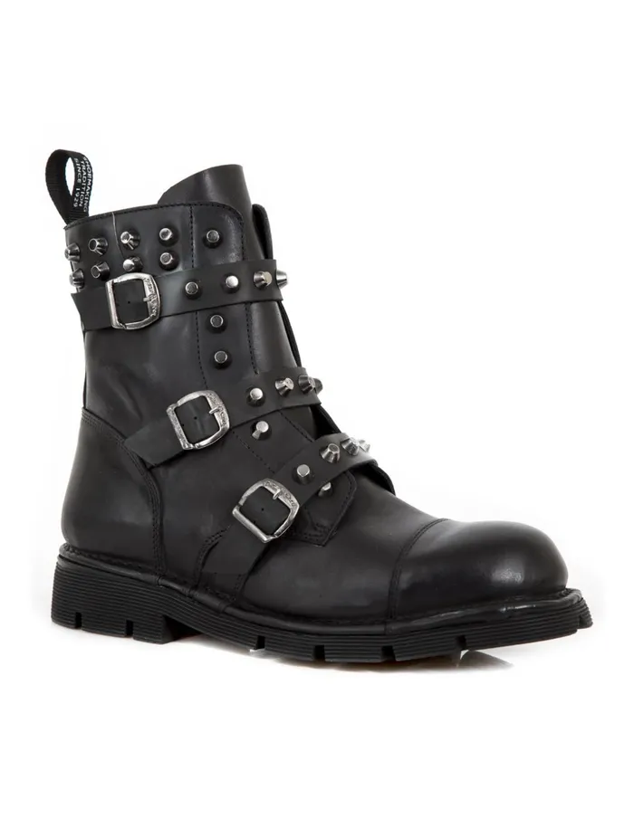 WomenMen Ankle Boot Metallic MMili153C1 New Rock Boots WomenMen Ankle Boot Metallic MMili153C1 New Rock Boots