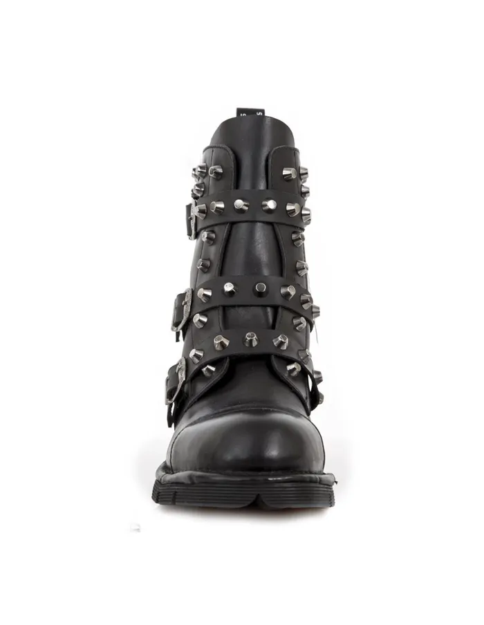 WomenMen Ankle Boot Metallic MMili153C1 New Rock Boots WomenMen Ankle Boot Metallic MMili153C1 New Rock Boots