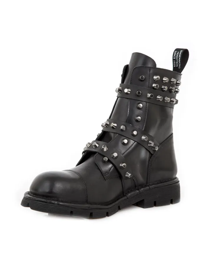 WomenMen Ankle Boot Metallic MMili153C1 New Rock Boots WomenMen Ankle Boot Metallic MMili153C1 New Rock Boots
