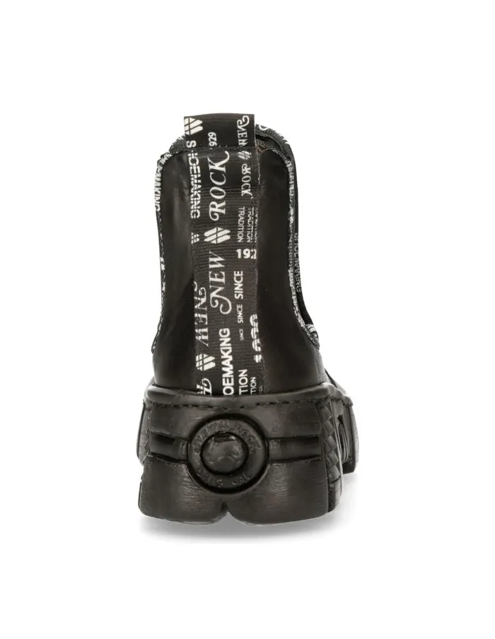 WomenMen Ankle Boot Tower With Laces MWall021C1 New Rock Booties WomenMen Ankle Boot Tower With Laces MWall021C1 New Rock Booties