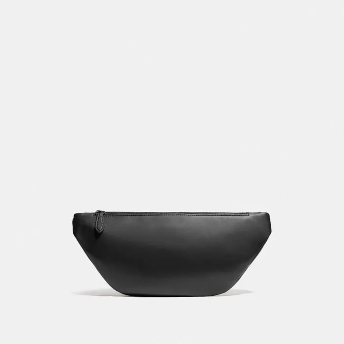 WomenMen Belt Bags Coach League Belt Bag Black Copperblack