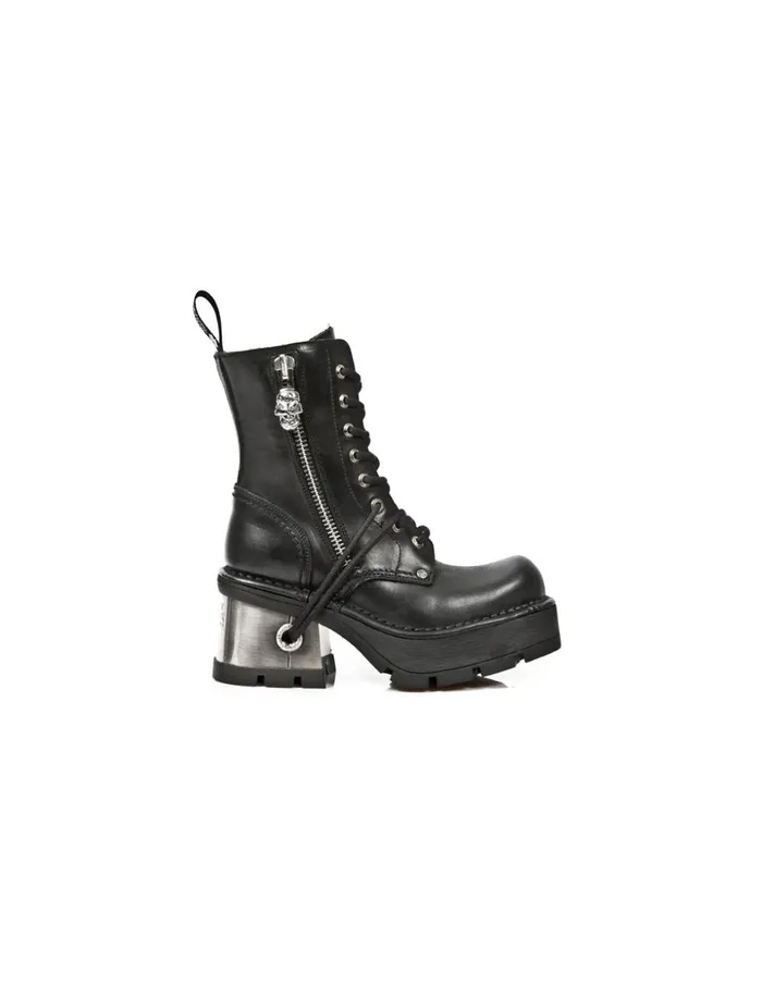 WomenMen Boot Metallic M1046C1 New Rock Boots