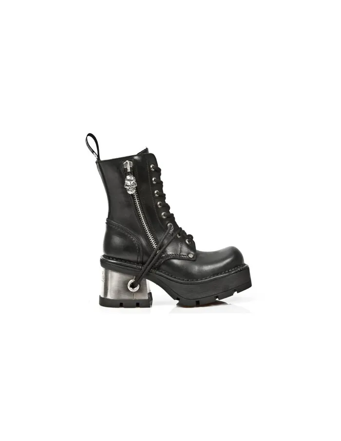 WomenMen Boot Metallic M1046C1 New Rock Boots
