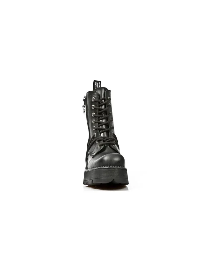 WomenMen Boot Metallic M1046C1 New Rock Boots