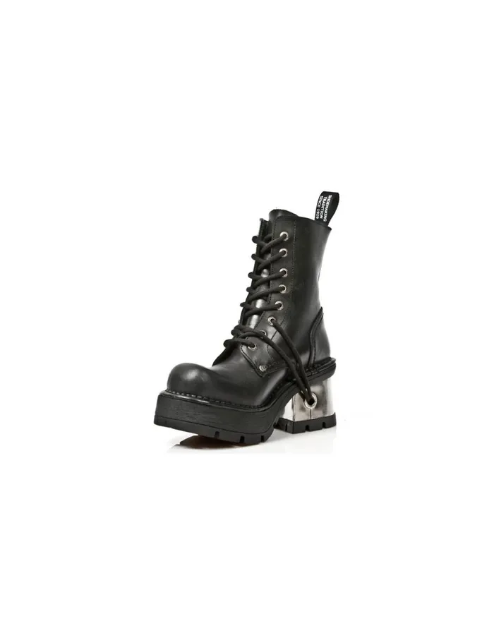 WomenMen Boot Metallic M1046C1 New Rock Boots