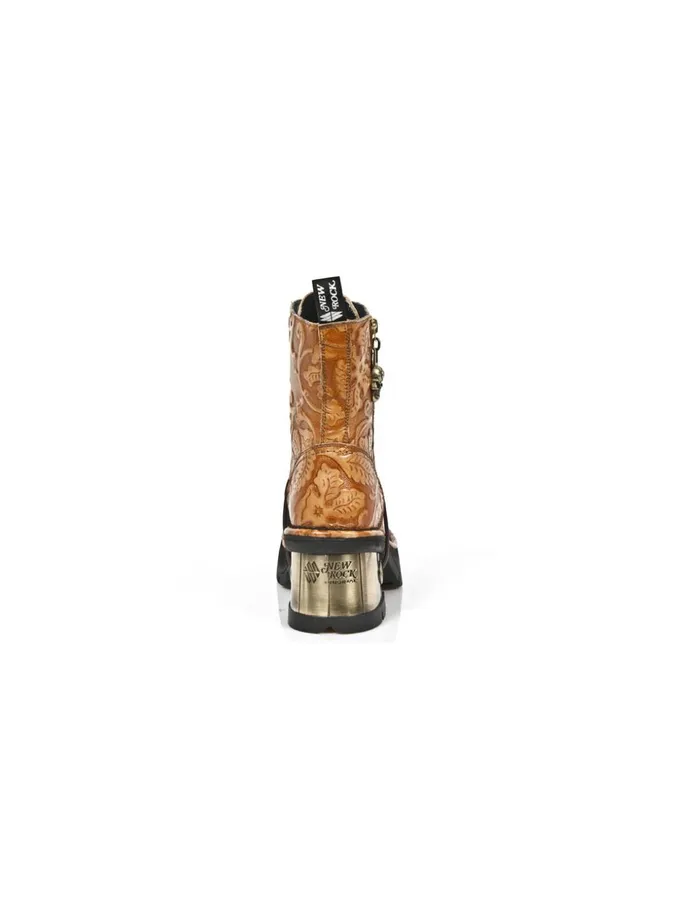 WomenMen Boot Metallic M1046C2 New Rock Boots