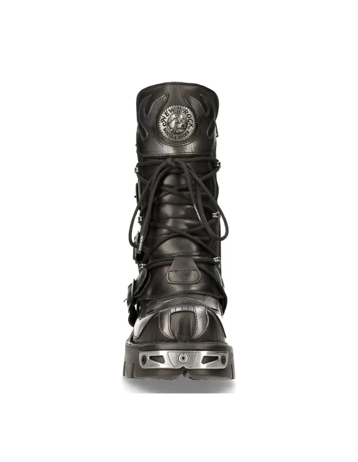 WomenMen Boot Metallic M107S2 New Rock Boots WomenMen Boot Metallic M107S2 New Rock Boots