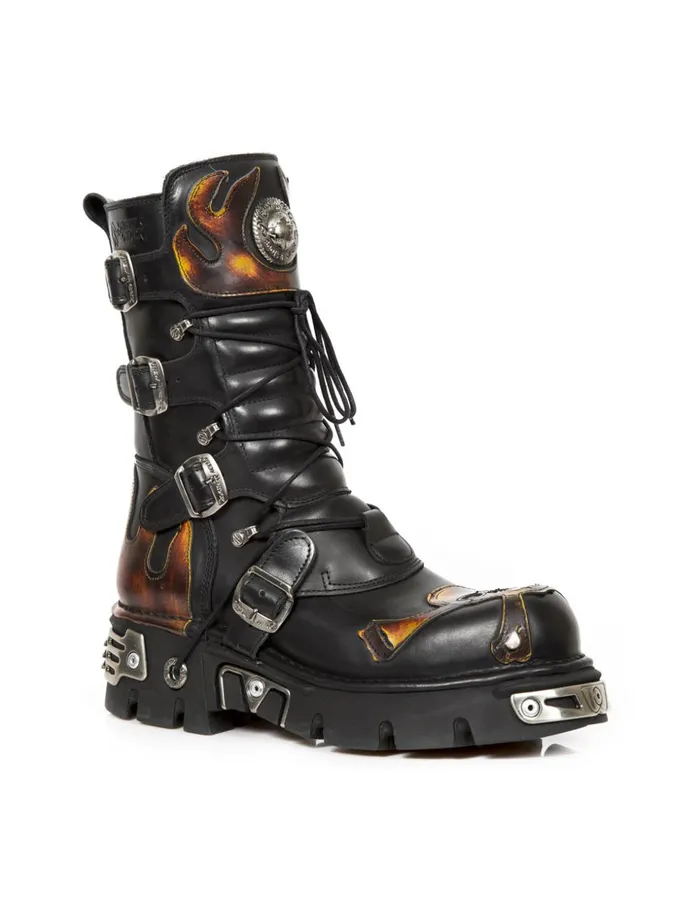 WomenMen Boot Metallic M156C3 New Rock Boots WomenMen Boot Metallic M156C3 New Rock Boots