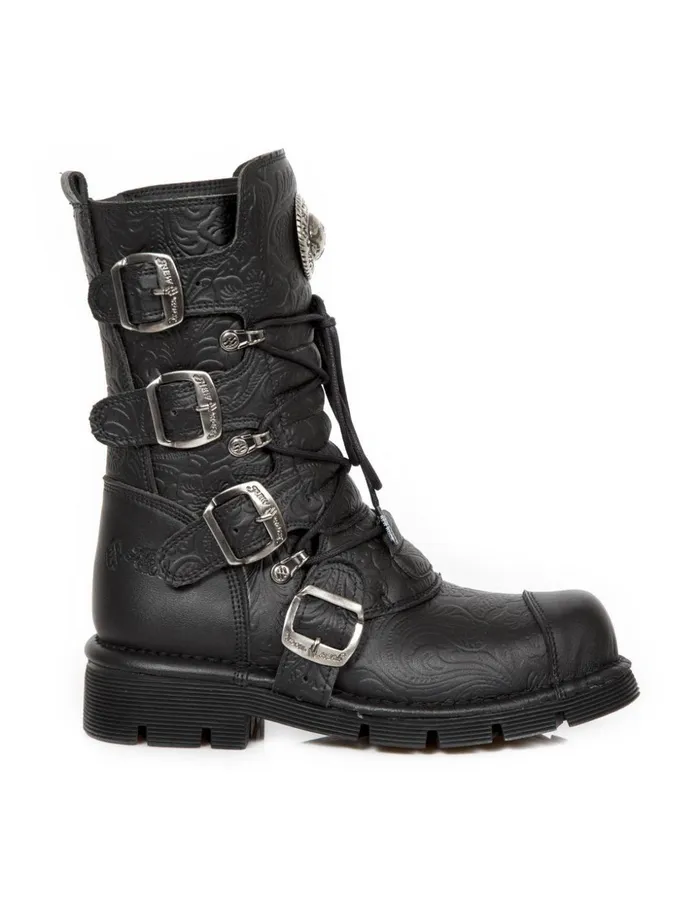 WomenMen Boot Metallic M313V1 New Rock Boots