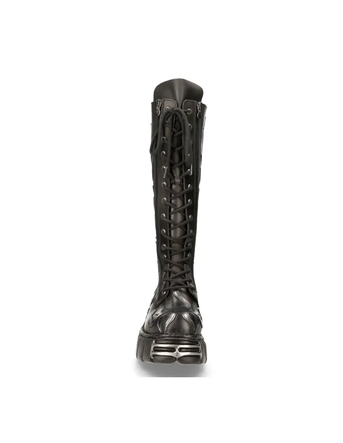 WomenMen Boot Metallic M350C1 New Rock High Boots WomenMen Boot Metallic M350C1 New Rock High Boots