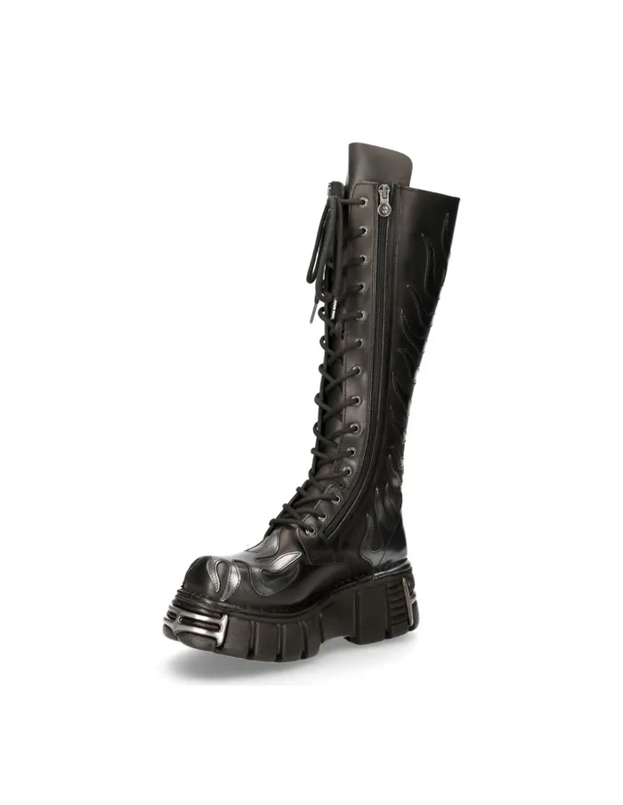 WomenMen Boot Metallic M350C1 New Rock High Boots WomenMen Boot Metallic M350C1 New Rock High Boots