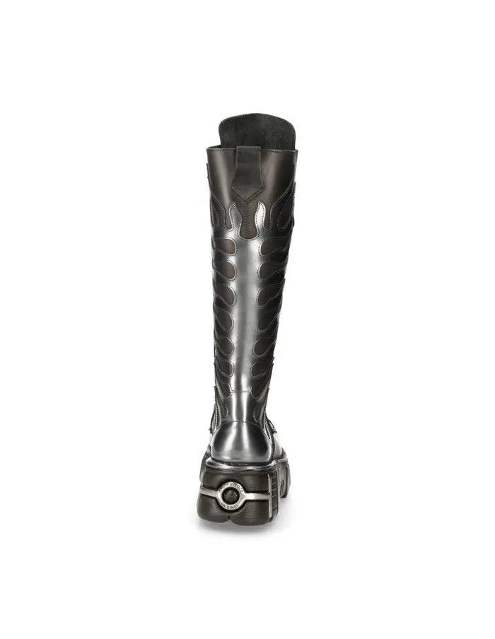 WomenMen Boot Metallic M350C1 New Rock High Boots WomenMen Boot Metallic M350C1 New Rock High Boots