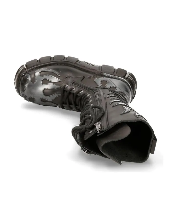 WomenMen Boot Metallic M350C1 New Rock High Boots WomenMen Boot Metallic M350C1 New Rock High Boots