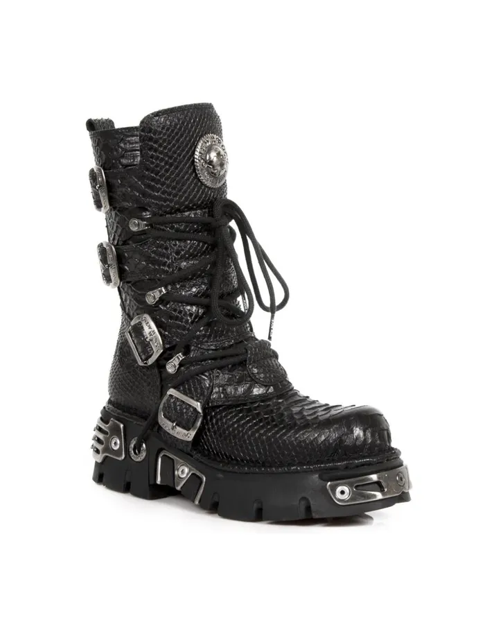 WomenMen Boot Metallic M373C190 New Rock Boots WomenMen Boot Metallic M373C190 New Rock Boots