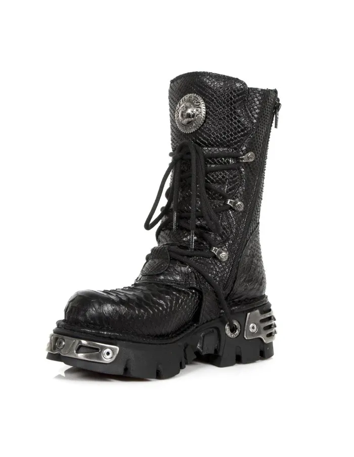 WomenMen Boot Metallic M373C190 New Rock Boots WomenMen Boot Metallic M373C190 New Rock Boots