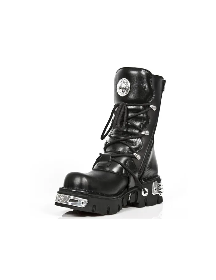 WomenMen Boot Metallic M391silverC1 New Rock Boots WomenMen Boot Metallic M391silverC1 New Rock Boots