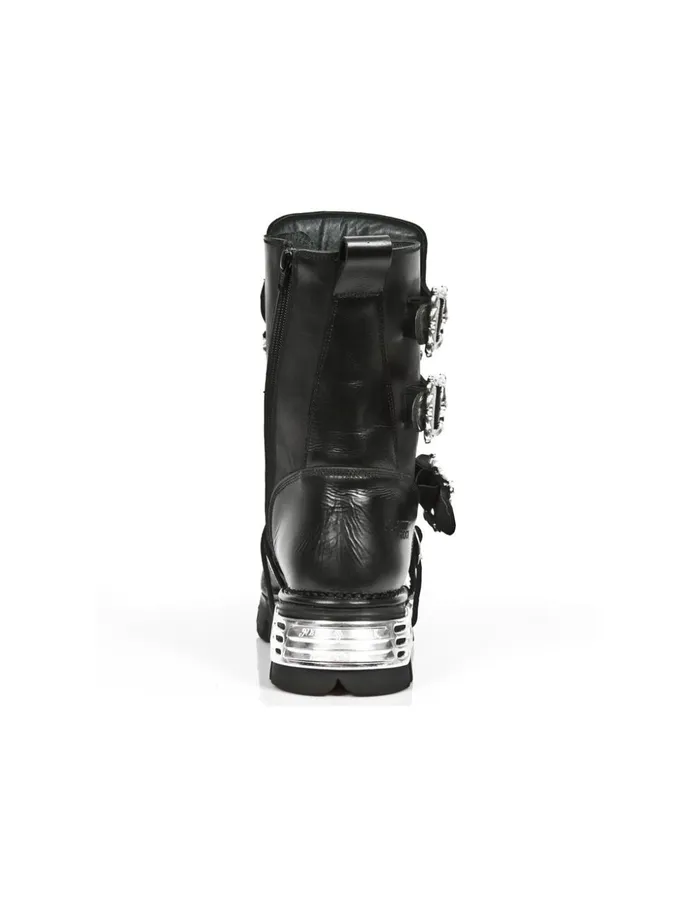 WomenMen Boot Metallic M391silverC1 New Rock Boots WomenMen Boot Metallic M391silverC1 New Rock Boots
