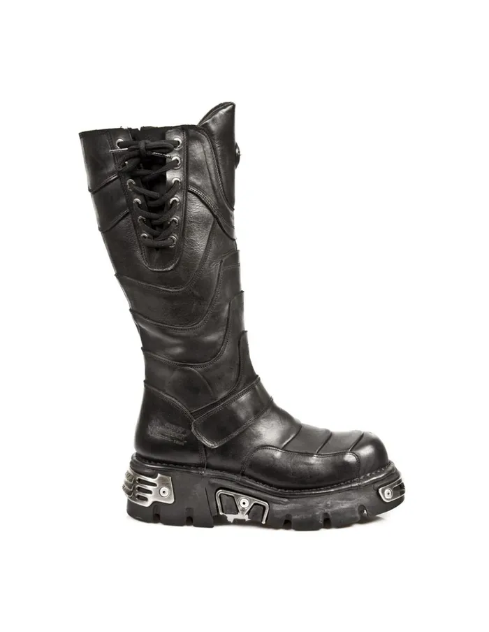 WomenMen Boot Metallic M745C1 New Rock High Boots