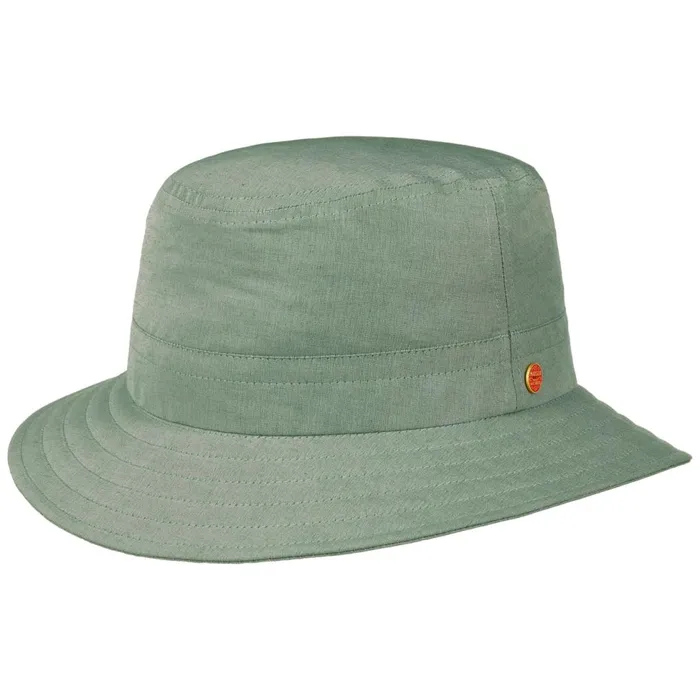 WomenMen Bucket Hats Mayser Kilian Gomera Fabric Hat With UV Protection Blue