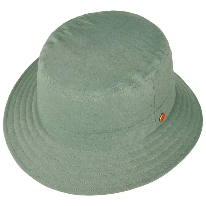 WomenMen Bucket Hats Mayser Kilian Gomera Fabric Hat With UV Protection Blue