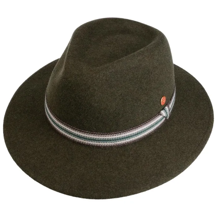 WomenMen Felt Hats Mayser Gedeon Trekking Wool Hat Graymottled WomenMen Felt Hats Mayser Gedeon Trekking Wool Hat Graymottled