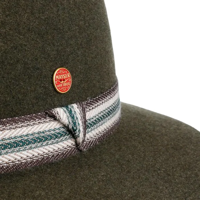 WomenMen Felt Hats Mayser Gedeon Trekking Wool Hat Graymottled WomenMen Felt Hats Mayser Gedeon Trekking Wool Hat Graymottled