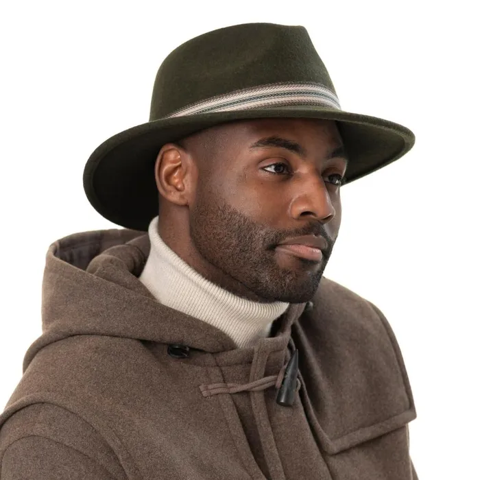 WomenMen Felt Hats Mayser Gedeon Trekking Wool Hat Graymottled WomenMen Felt Hats Mayser Gedeon Trekking Wool Hat Graymottled