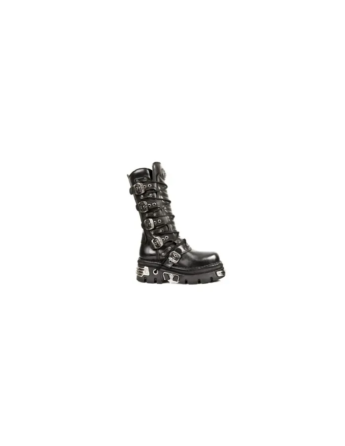 WomenMen High Boot Metallic M1012C1 New Rock High Boots