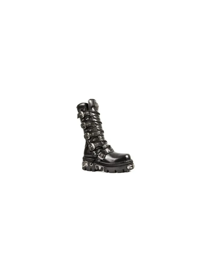 WomenMen High Boot Metallic M1012C1 New Rock High Boots