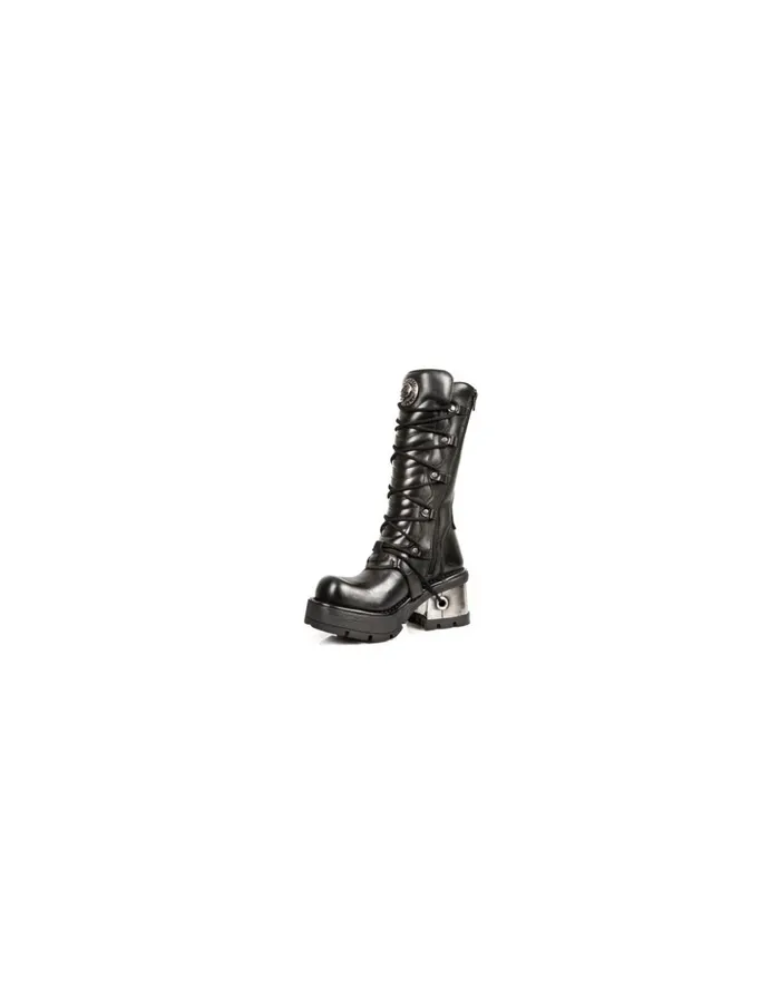 WomenMen High Boot Metallic M1016S1 New Rock Boots