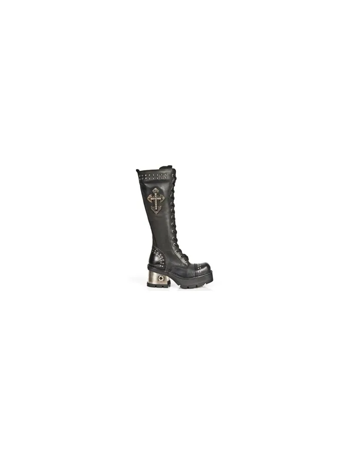 WomenMen High Boot Metallic M1031C1 New Rock Boots