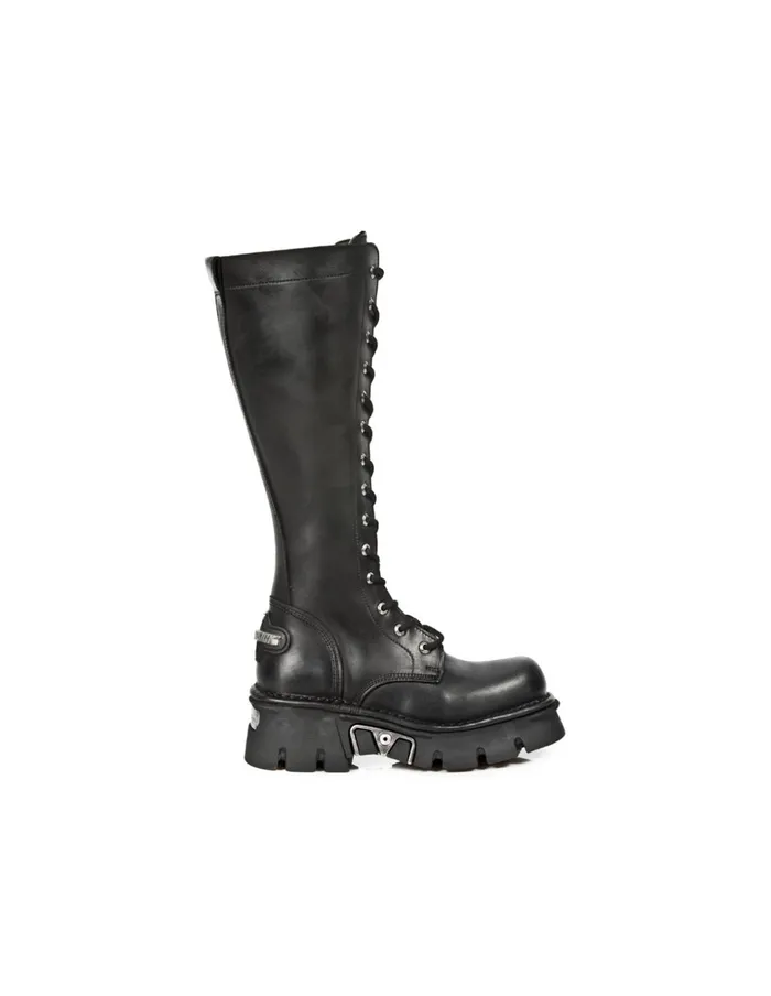 WomenMen High Boot Metallic M235S1 New Rock High Boots