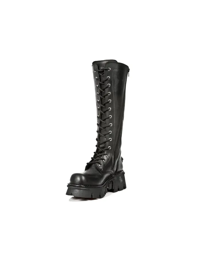 WomenMen High Boot Metallic M235S1 New Rock High Boots WomenMen High Boot Metallic M235S1 New Rock High Boots