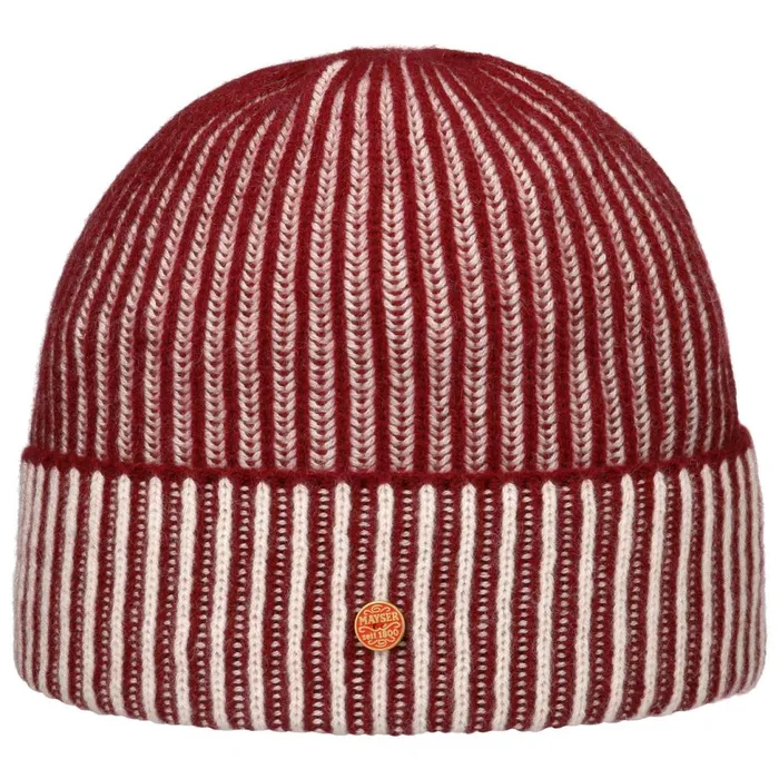 WomenMen Knitted Hats Mayser Harper Cashmere Beanie Beigeblue WomenMen Knitted Hats Mayser Harper Cashmere Beanie Beigeblue
