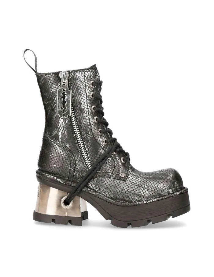 WomenMen Metallic M1045C10 New Rock Boots WomenMen Metallic M1045C10 New Rock Boots