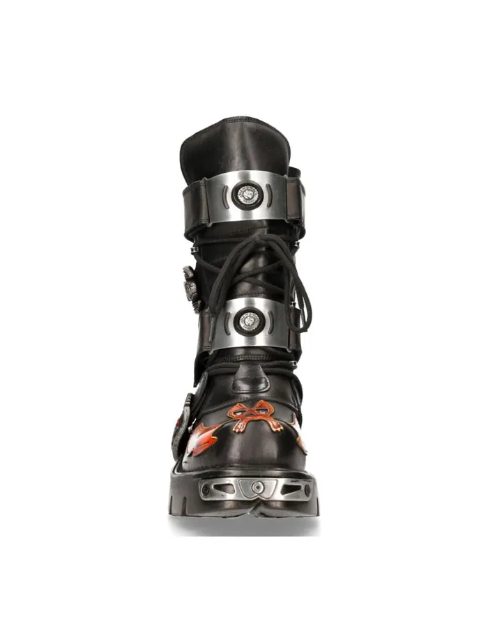 WomenMen Metallic M195S3 New Rock Boots WomenMen Metallic M195S3 New Rock Boots