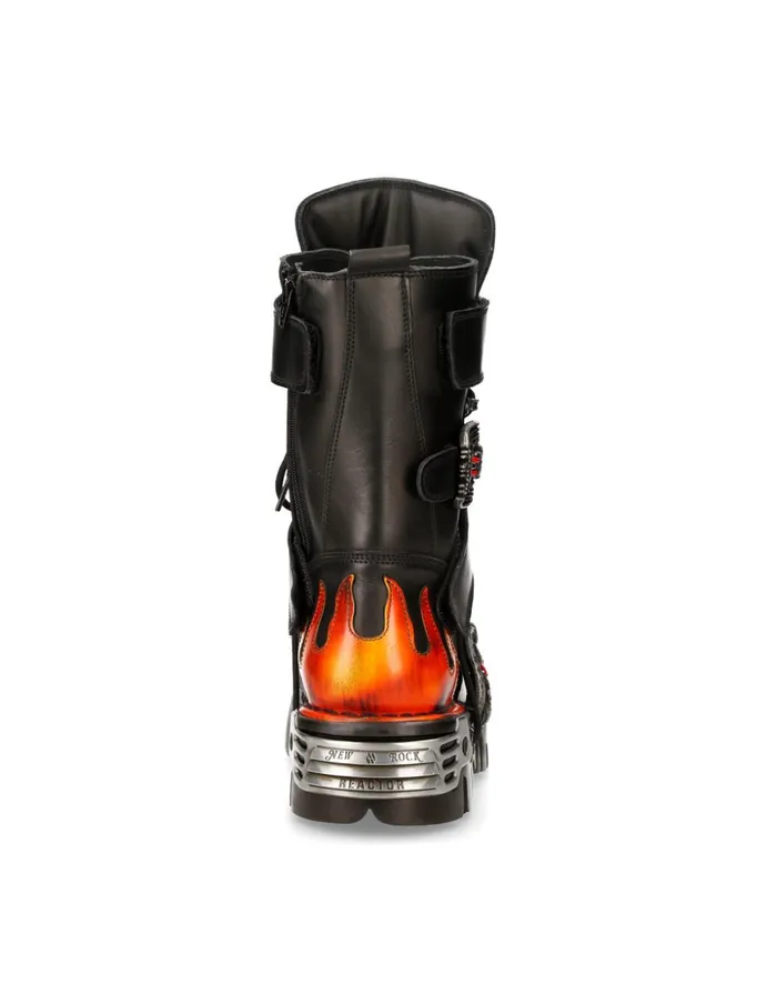 WomenMen Metallic M195S3 New Rock Boots WomenMen Metallic M195S3 New Rock Boots